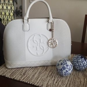 Guess White Handbag